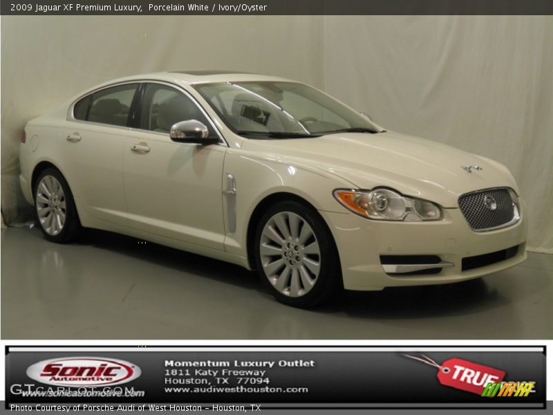 Porcelain White / Ivory/Oyster 2009 Jaguar XF Premium Luxury