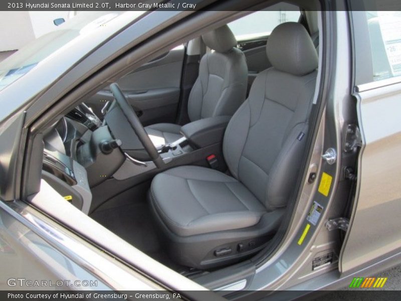 Front Seat of 2013 Sonata Limited 2.0T