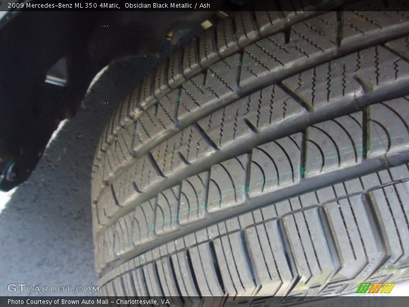 Obsidian Black Metallic / Ash 2009 Mercedes-Benz ML 350 4Matic
