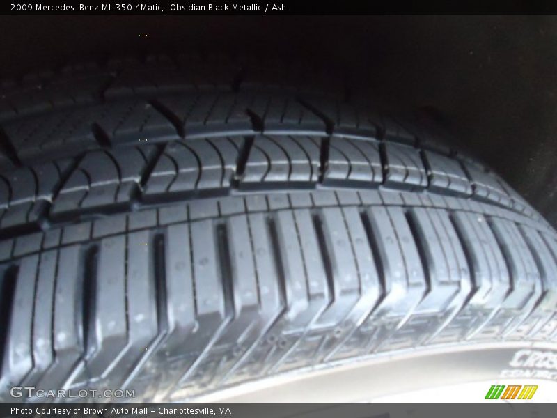 Obsidian Black Metallic / Ash 2009 Mercedes-Benz ML 350 4Matic