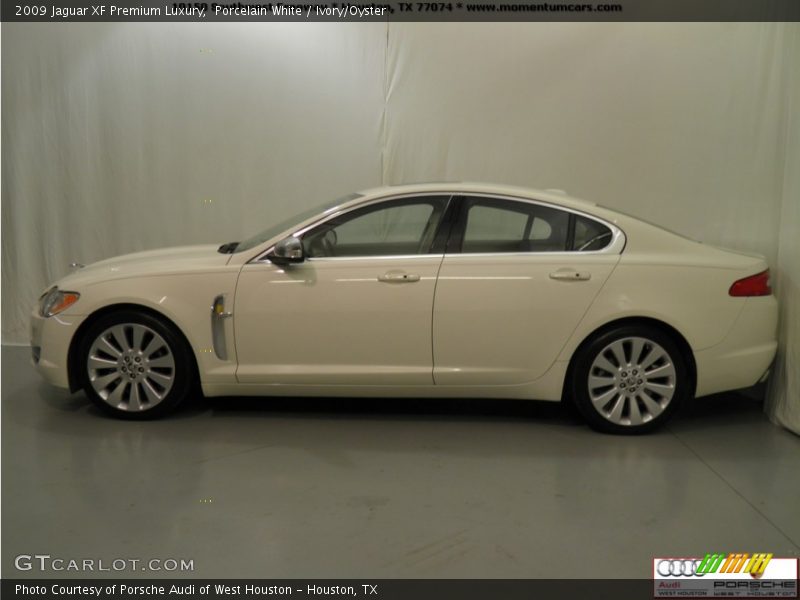 Porcelain White / Ivory/Oyster 2009 Jaguar XF Premium Luxury