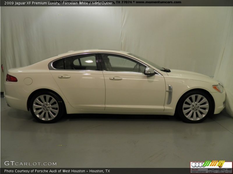 Porcelain White / Ivory/Oyster 2009 Jaguar XF Premium Luxury
