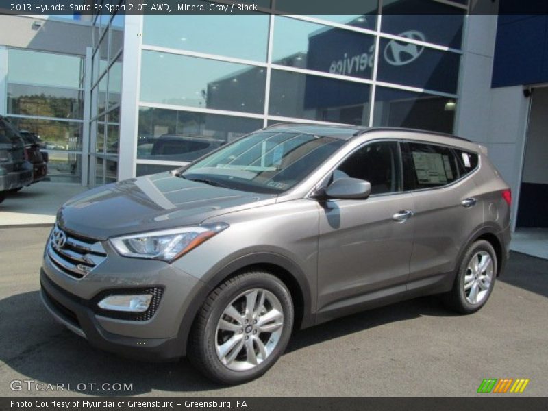 Mineral Gray / Black 2013 Hyundai Santa Fe Sport 2.0T AWD