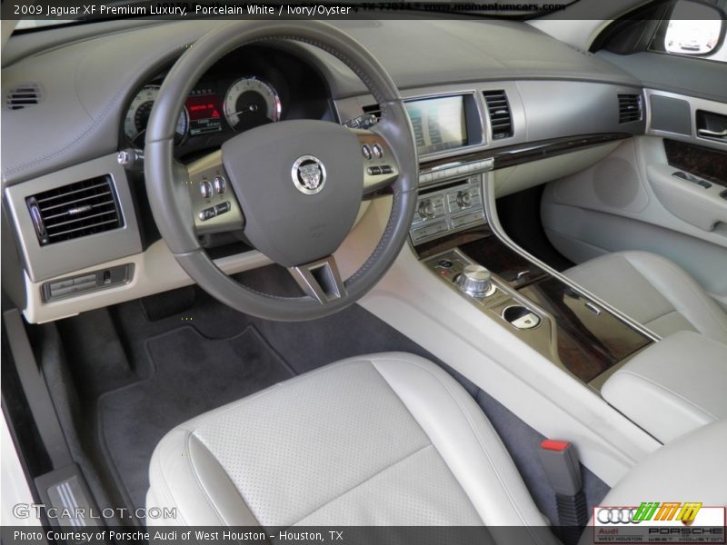 Porcelain White / Ivory/Oyster 2009 Jaguar XF Premium Luxury