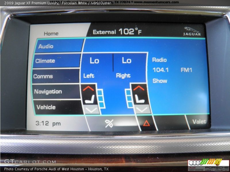 Porcelain White / Ivory/Oyster 2009 Jaguar XF Premium Luxury