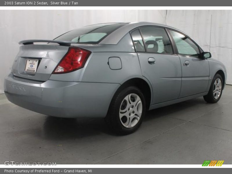 Silver Blue / Tan 2003 Saturn ION 2 Sedan