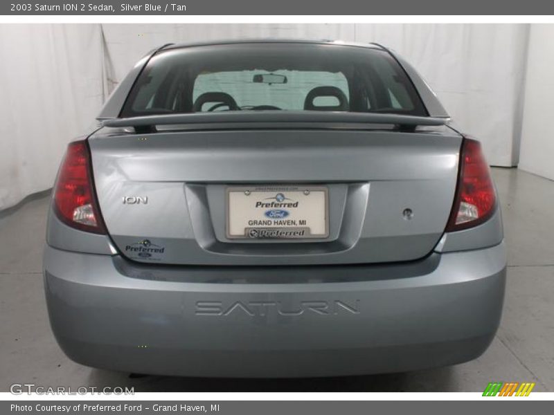 Silver Blue / Tan 2003 Saturn ION 2 Sedan