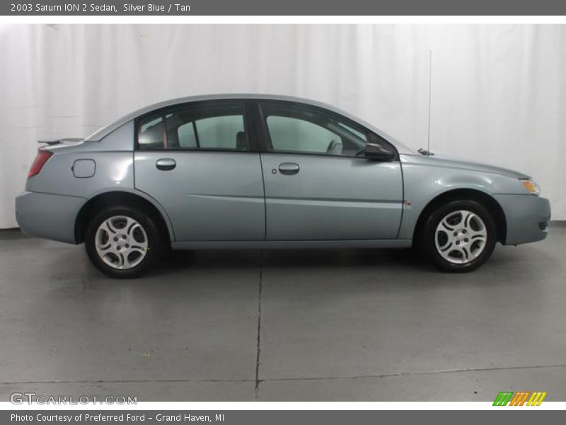 Silver Blue / Tan 2003 Saturn ION 2 Sedan