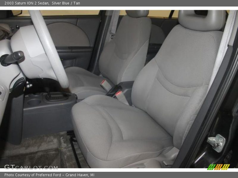 Silver Blue / Tan 2003 Saturn ION 2 Sedan