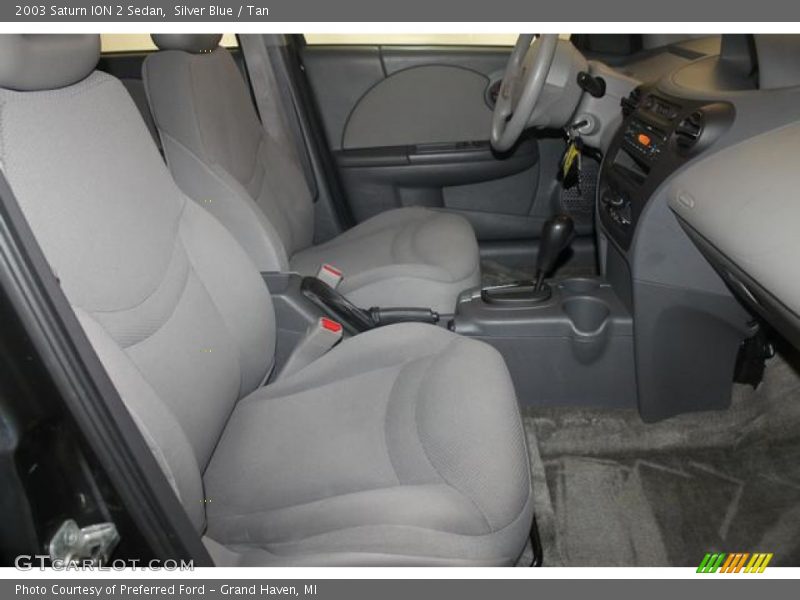 Silver Blue / Tan 2003 Saturn ION 2 Sedan