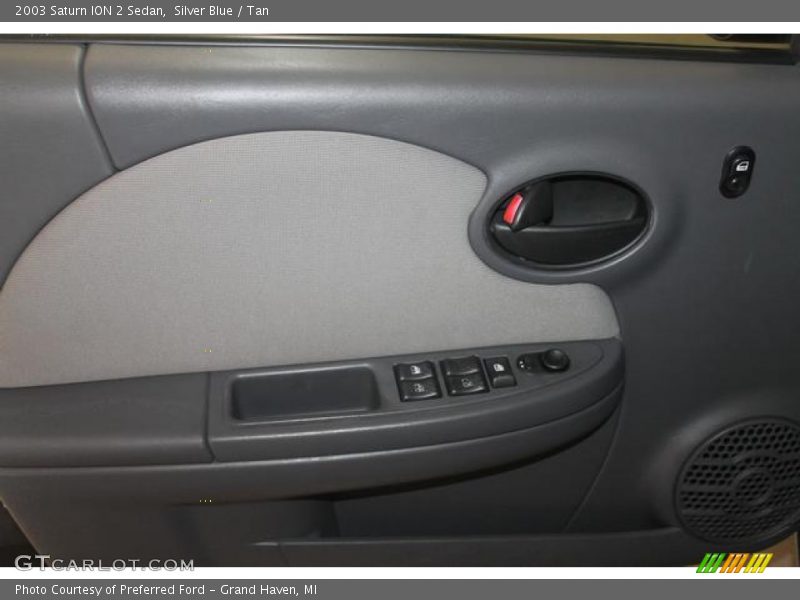 Silver Blue / Tan 2003 Saturn ION 2 Sedan
