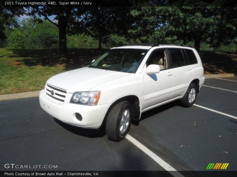 Super White / Ivory 2001 Toyota Highlander 4WD