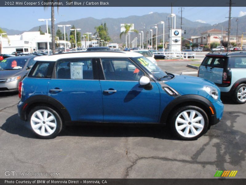 Surf Blue / Carbon Black 2012 Mini Cooper S Countryman