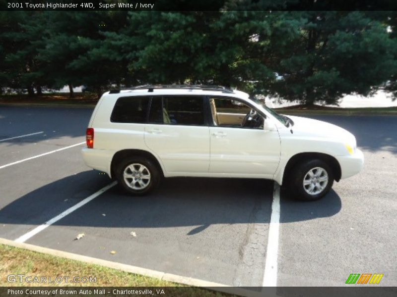 Super White / Ivory 2001 Toyota Highlander 4WD