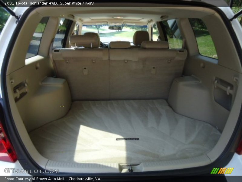 Super White / Ivory 2001 Toyota Highlander 4WD