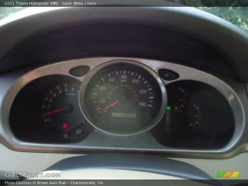 Super White / Ivory 2001 Toyota Highlander 4WD
