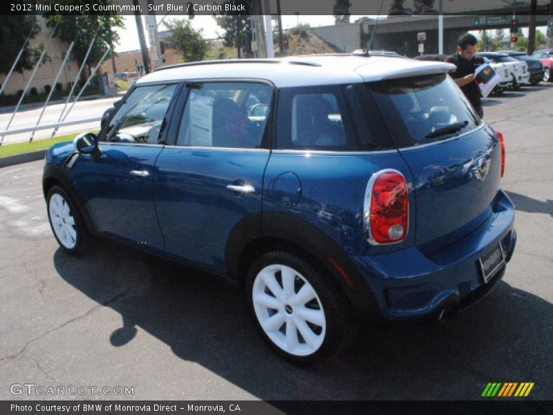 Surf Blue / Carbon Black 2012 Mini Cooper S Countryman