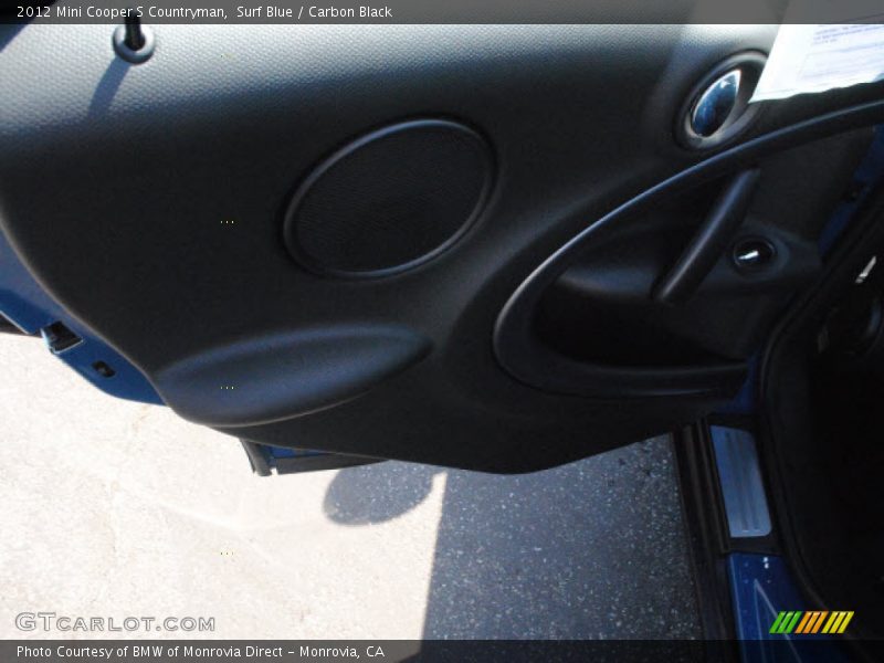 Surf Blue / Carbon Black 2012 Mini Cooper S Countryman