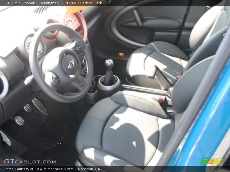 Surf Blue / Carbon Black 2012 Mini Cooper S Countryman
