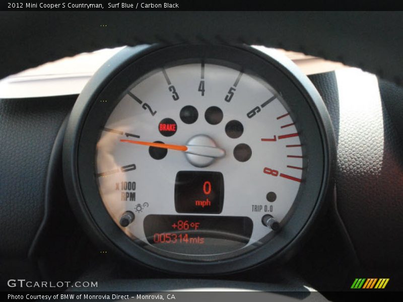 Surf Blue / Carbon Black 2012 Mini Cooper S Countryman