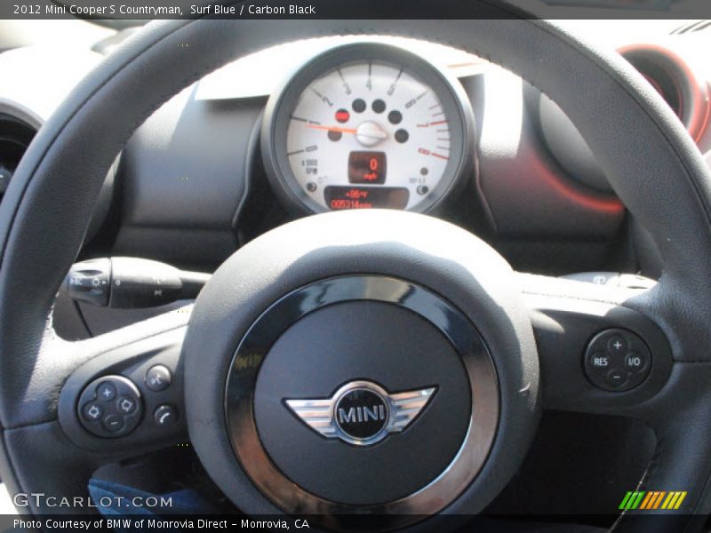 Surf Blue / Carbon Black 2012 Mini Cooper S Countryman