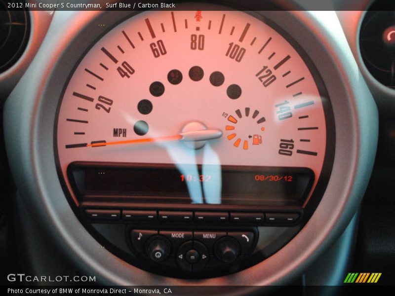 Surf Blue / Carbon Black 2012 Mini Cooper S Countryman