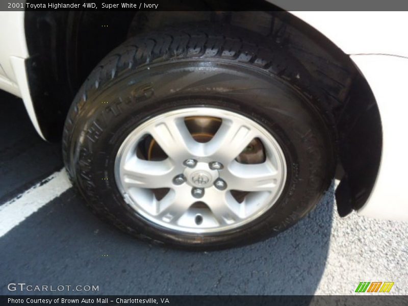 Super White / Ivory 2001 Toyota Highlander 4WD