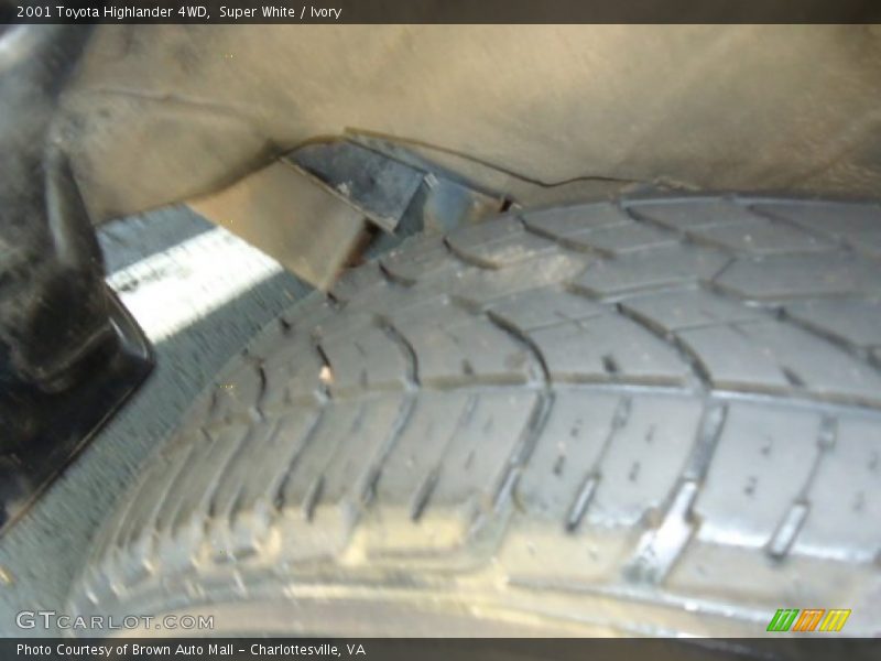 Super White / Ivory 2001 Toyota Highlander 4WD