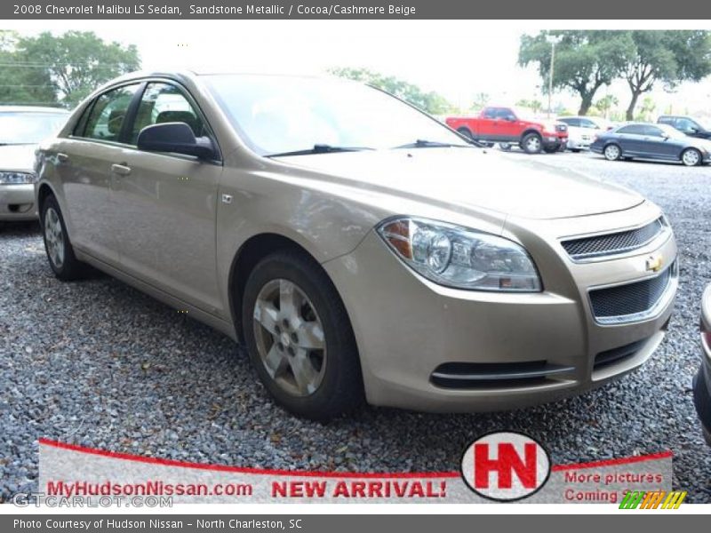 Sandstone Metallic / Cocoa/Cashmere Beige 2008 Chevrolet Malibu LS Sedan