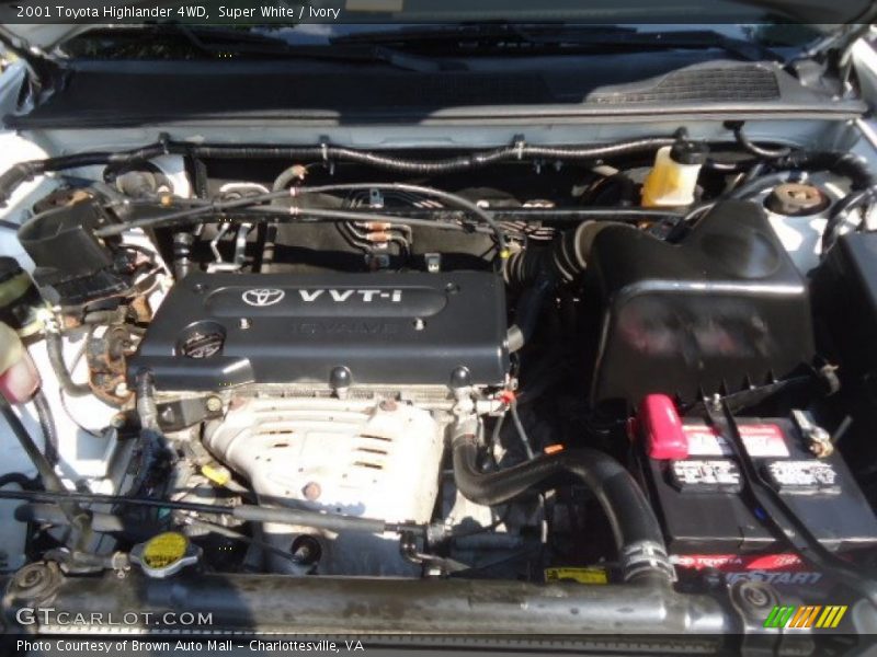 Super White / Ivory 2001 Toyota Highlander 4WD