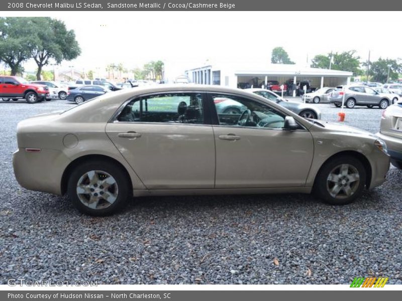 Sandstone Metallic / Cocoa/Cashmere Beige 2008 Chevrolet Malibu LS Sedan