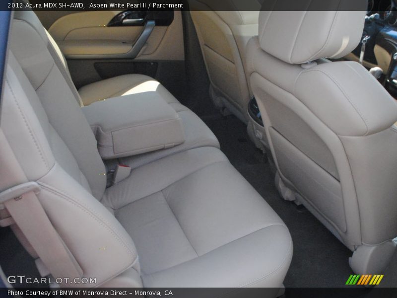 Aspen White Pearl II / Parchment 2012 Acura MDX SH-AWD