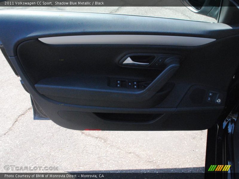 Shadow Blue Metallic / Black 2011 Volkswagen CC Sport