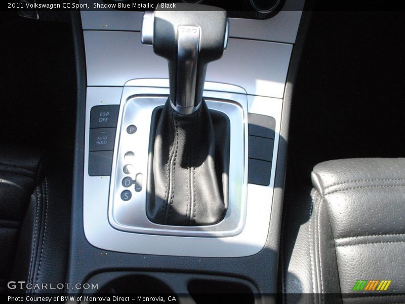 Shadow Blue Metallic / Black 2011 Volkswagen CC Sport