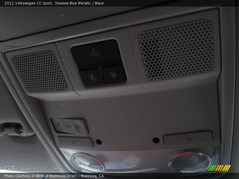 Shadow Blue Metallic / Black 2011 Volkswagen CC Sport