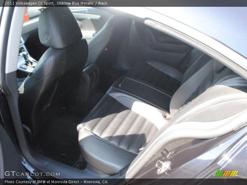 Shadow Blue Metallic / Black 2011 Volkswagen CC Sport