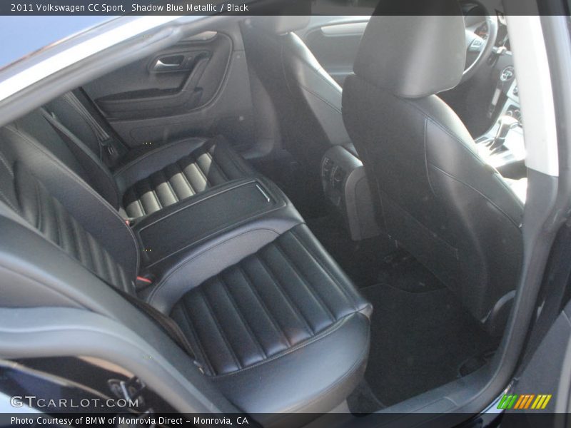 Shadow Blue Metallic / Black 2011 Volkswagen CC Sport