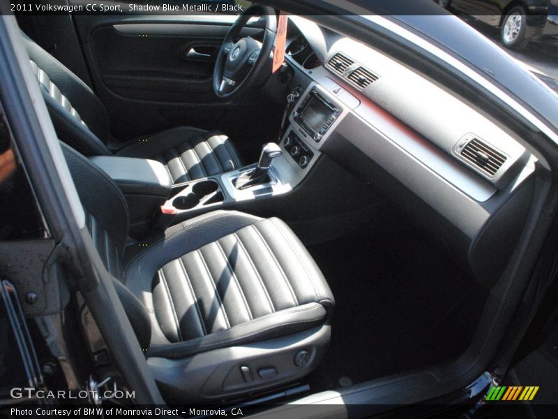 Shadow Blue Metallic / Black 2011 Volkswagen CC Sport