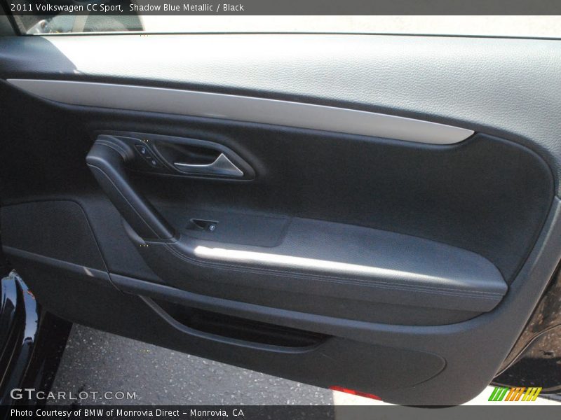 Shadow Blue Metallic / Black 2011 Volkswagen CC Sport