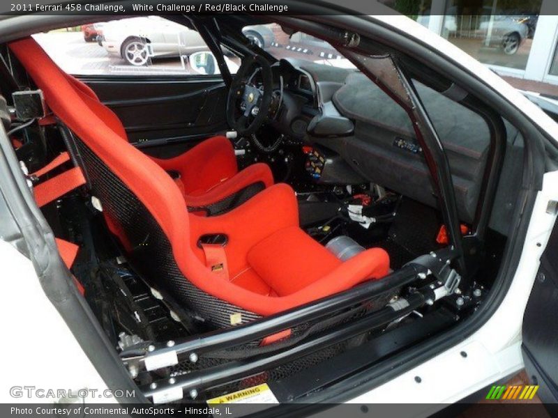  2011 458 Challenge Red/Black Challenge Interior