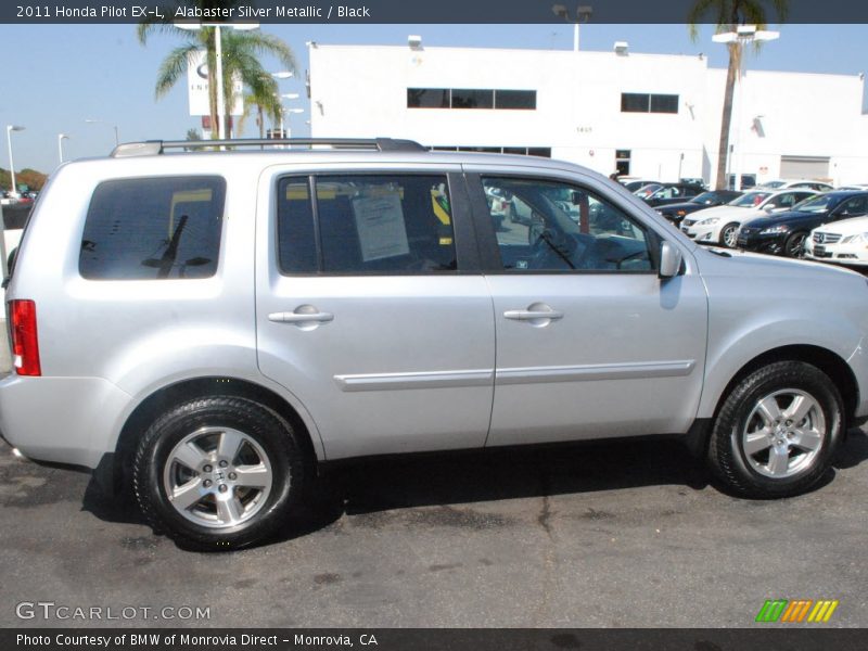Alabaster Silver Metallic / Black 2011 Honda Pilot EX-L