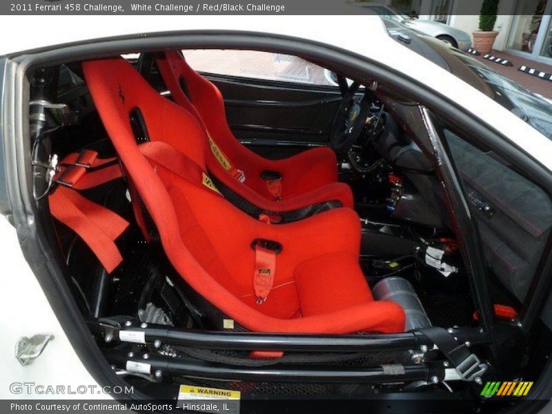  2011 458 Challenge Red/Black Challenge Interior
