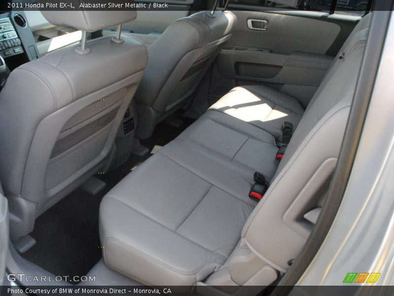 Alabaster Silver Metallic / Black 2011 Honda Pilot EX-L