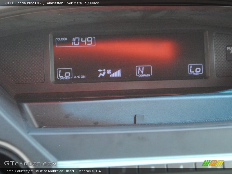 Alabaster Silver Metallic / Black 2011 Honda Pilot EX-L