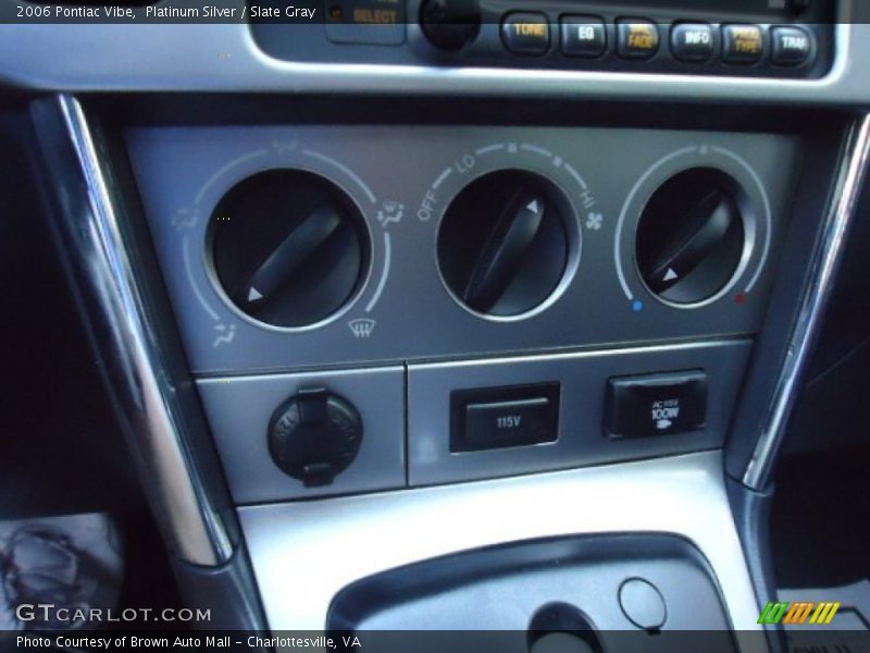 Platinum Silver / Slate Gray 2006 Pontiac Vibe