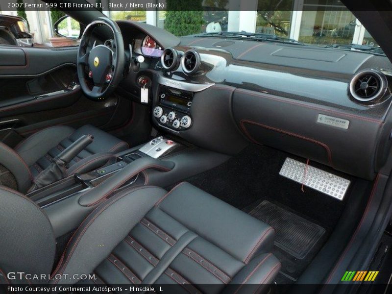 Dashboard of 2007 599 GTB Fiorano F1