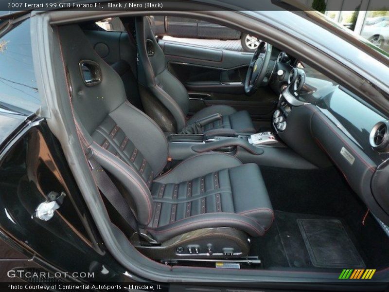 Front Seat of 2007 599 GTB Fiorano F1