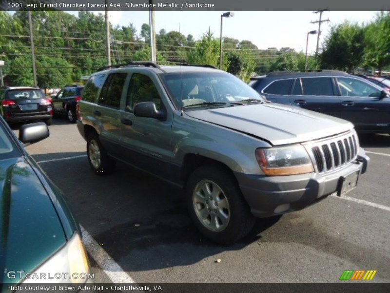 Silverstone Metallic / Sandstone 2001 Jeep Grand Cherokee Laredo 4x4