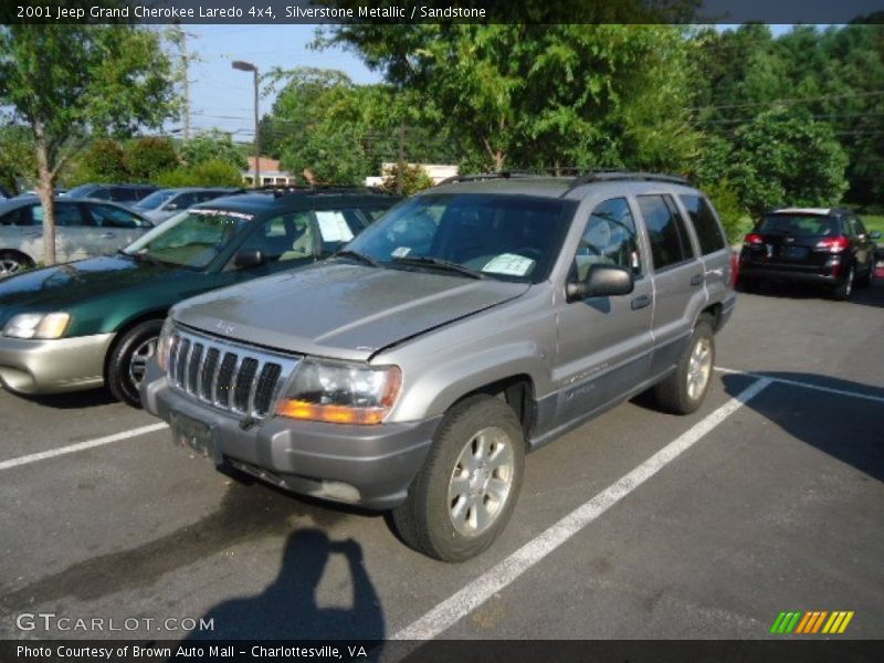 Silverstone Metallic / Sandstone 2001 Jeep Grand Cherokee Laredo 4x4