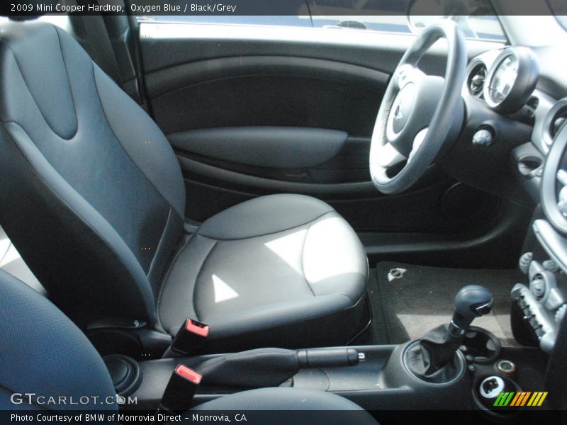 Oxygen Blue / Black/Grey 2009 Mini Cooper Hardtop